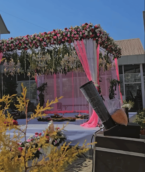 Blush Crystal Mandap