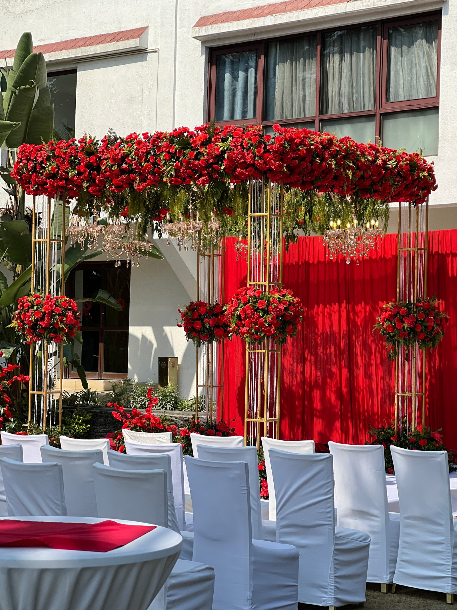 Royal Red Mandap
