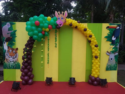 Jungle Theme Ballon PhotoBooth Decoration (BD 12) 