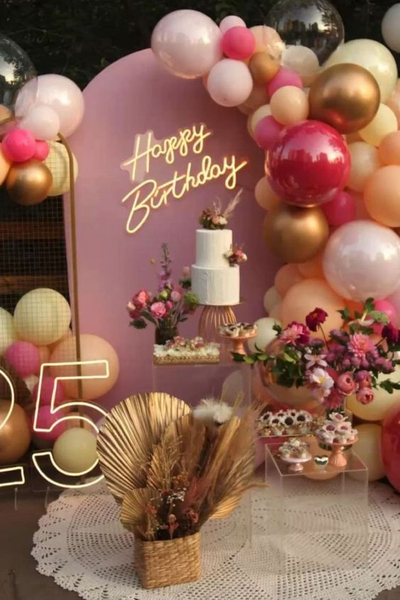 Elegant Pink and Gold Birthday Celebration(BD 70)