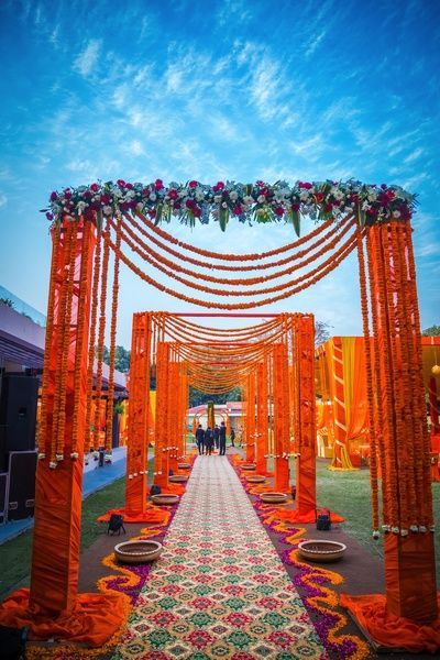 Four Frame  Haldi Mehendi Entrance Passage(OP 45) 