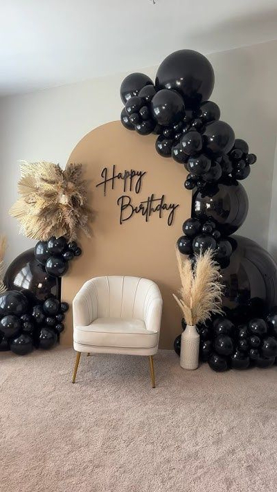 Elegant Black Birthday Decoration (BD 79)