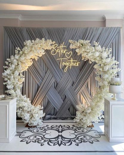 Floral White PhotoBooth(PB 28)