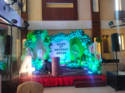 Jungle Theme Birthday Stage Decoration (BD 14)