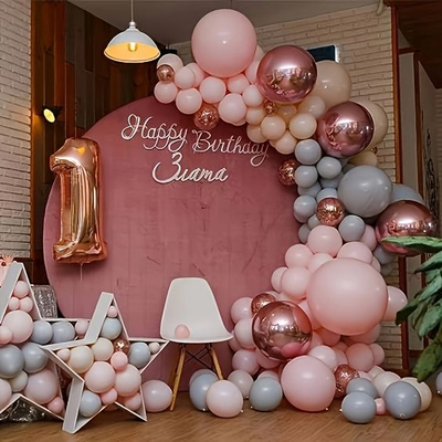 Metallic tones Birthday Decoration (BD 69)