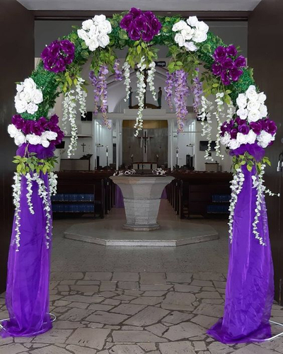 Lavender Serenity Arch Entrance Gate (EG 34)