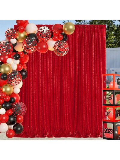 Red Fabric Background PhotoBooth (PB 24)