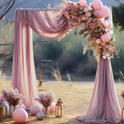  Floral Blush Pink Entrance Gate (EG 11)