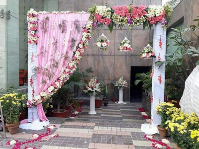 Floral Elegance Arch Entrance Gate (EG 28)