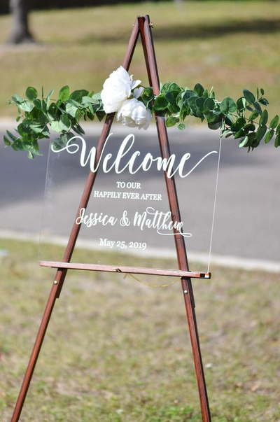 Acrylic Welcome Board (Aw 7)