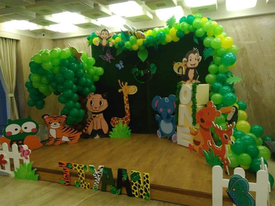 Jungle Wonderland Birthday Decoration (BD 34)