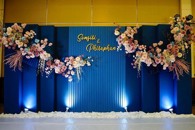 Blue Blooms Photobooth (PB 42)