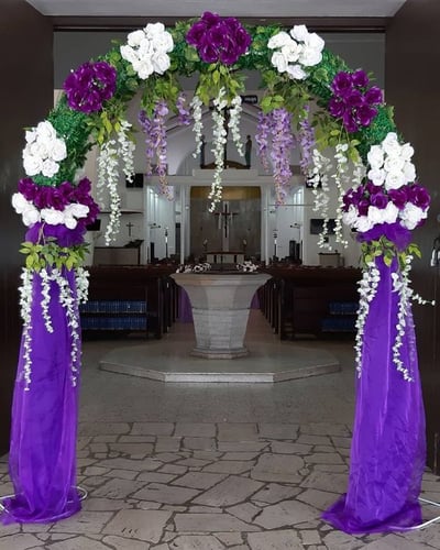 Lavender Serenity Arch Entrance Gate (EG 34)