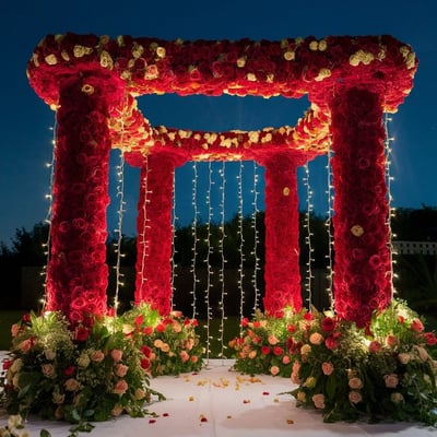 Quadrant Pillar Mandap M1
