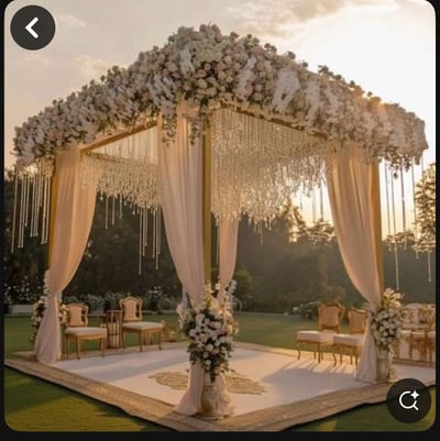 Luxury Crystal Wedding Mandap(M 86)