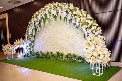 Floral White Photobooth (PB 41)