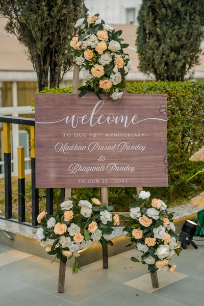 The Classic Wooden Welcome Board(FW61)