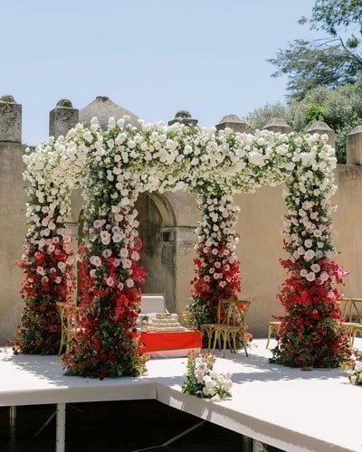 Ombré Floral Mandap(M119)