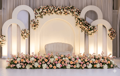 Blush Arch Elegant Stage SD 336