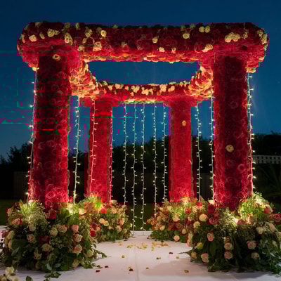 Quadrant Pillar Mandap M1