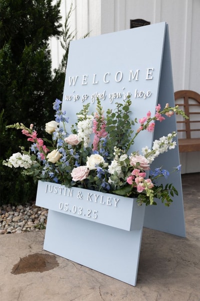 Pastel Sky Welcome Board Description(FW63)