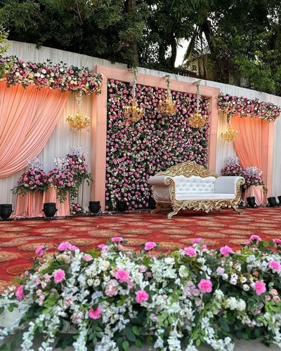 The Pink Rose Chandelier Stage(SD323)
