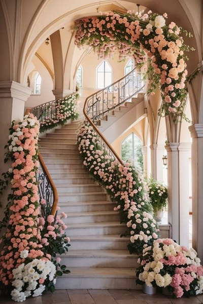 Blossom Archway Staircase Decor