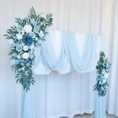 Blue Floral Photobooth (PB 69)