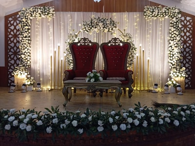 Golden Elegance Stage Decor(SD 240)