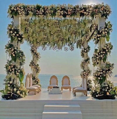 Royal Floral Wedding Mandap (M 113)