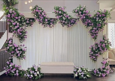 Elegant Floral Arch Stage(SD 261)
