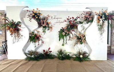 Autumn Sunset Floral Photo booth PB 175