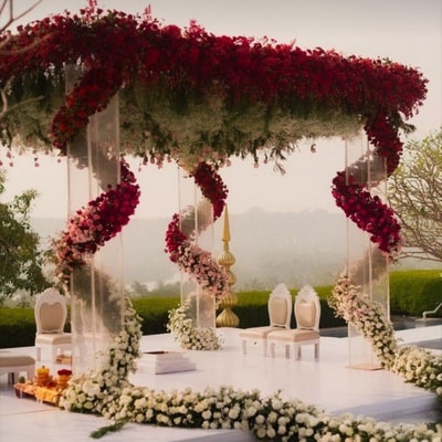 Regal Rose Canopy Mandap(M 106)