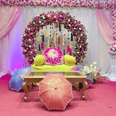 Floral Mehendi Stage(SD 216)