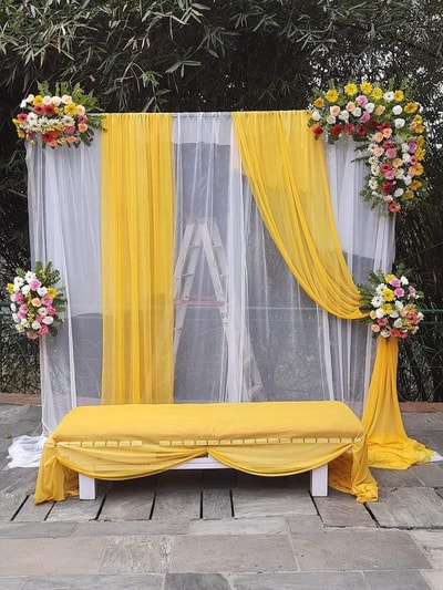 Sunshine Blossom Pavilion Haldi Stage (SD65)