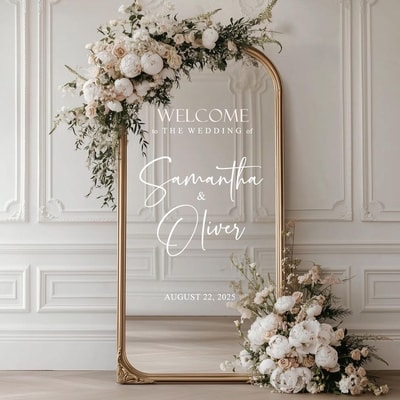 Royal Mirror Welcome Board(MW 16)