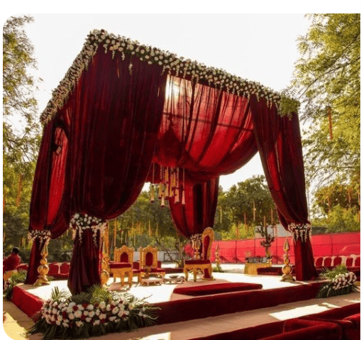 Royal Floral Canopy Mandap M 140