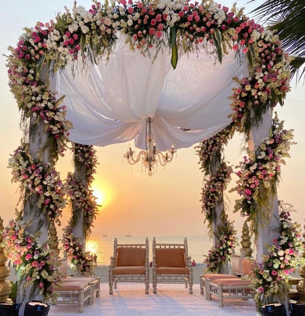Sunset Blossom Mandap M 124
