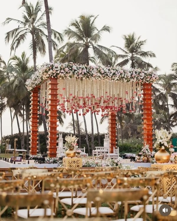 Tropical Palm & Floral Mandap M 156