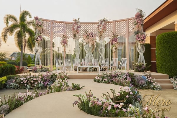Whimsical Garden Wedding Stage SD 348