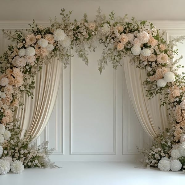 Blush Floral Elegance Arch PB 145