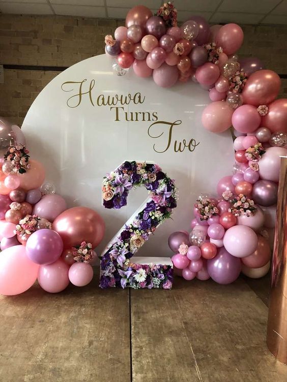 Floral Balloon Wonderland Balloon Decoration (BD 28)