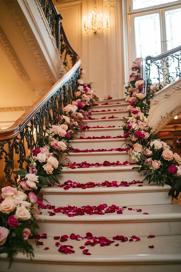 Royal Floral Staircase Decor(IP )