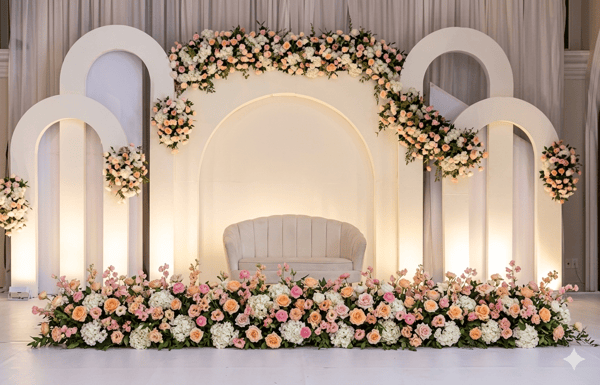 Blush Arch Elegant Stage SD 336