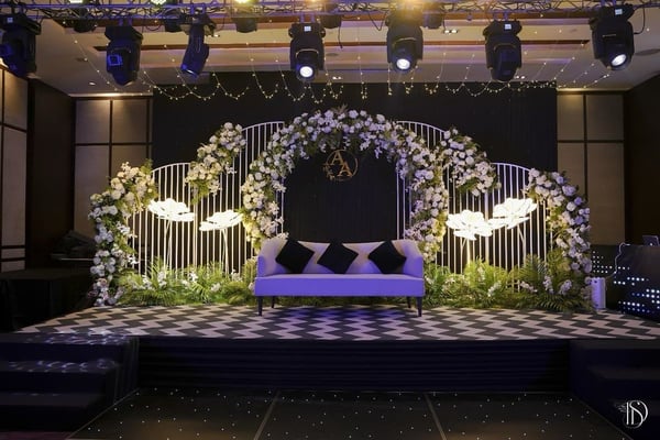 Floral Arch Sangeet Stage (SD 343)