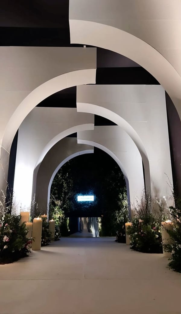 Modern Architectural Arched Entrance Passage IP 56