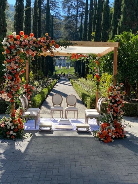 Garden Pathway Floral Mandap M 134