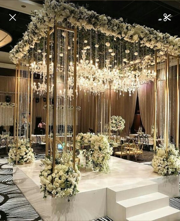 Royal Elegance Floral Mandap(M 104)