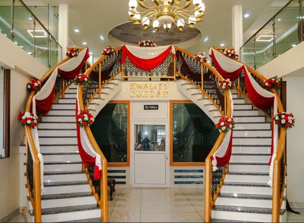 Royal Elegance Staircase Decor