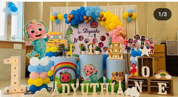 Colorful Cocomelon Birthday Decoration (BD 11)